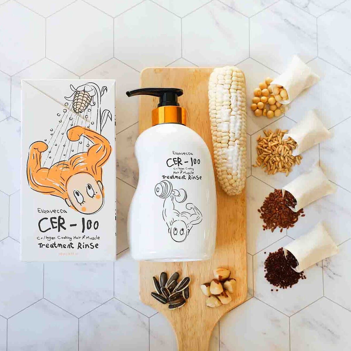 Condicionador Fortalecedor CER-100 Collagen Coating Hair A+ Muscle — foto 4